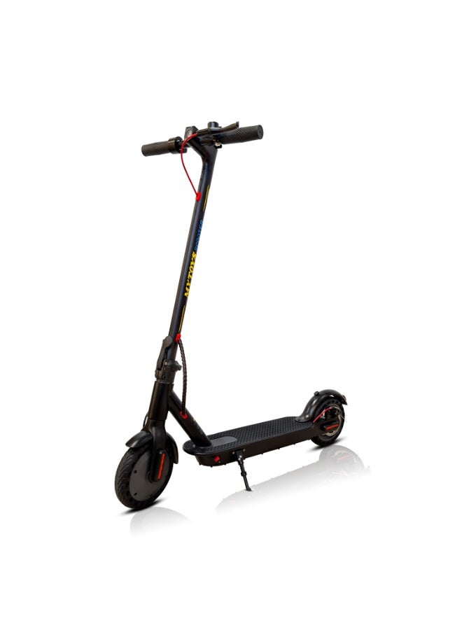 MYTOYS سكوتر كهربائي للبالغين Mytoys MT658، محرك 500 واط، سرعة تصل إلى 45 كم/س، مدى 10-15 كم، إطارات بدون أنابيب، فرامل قرصية، تحكم عبر تطبيق بلوتوث، مصباح أمامي وخلفي LED، سكوتر قابل للطي للتنقل - Image 3